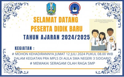 MPLS Peserta Didik Baru Tahun Pekajaran 2024 - 2025